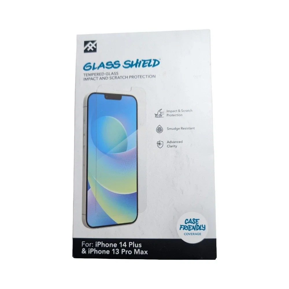 Aa9-N‎ Zagg Glass Shield Tempered Screen Protector iPhone 14 Plus/ 13 Pro Max